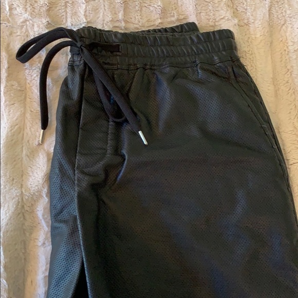 Club Monaco Leather Shorts - Picture 3 of 3